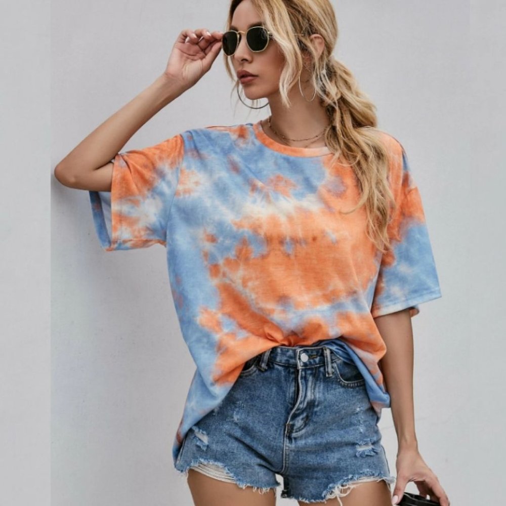 💋 YIPPEE! COTTON CANDY - TYE DYE T SHIRT - Picture 4 of 6